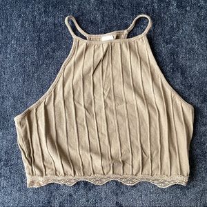 Collie bralette - size S - tan